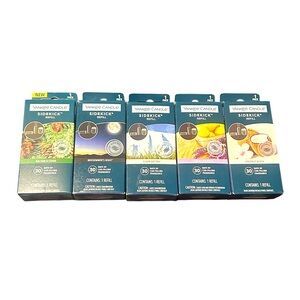 NWT Yankee Candle Sidekick Car Fragrance Refills Set